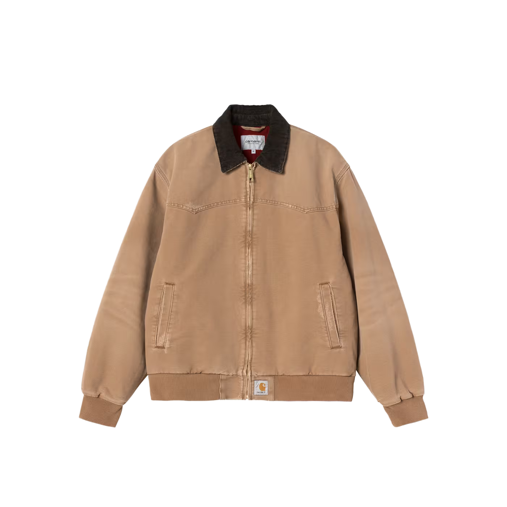 Carhartt WIP OG Santa Fe Jacket -  Hamilton brown, Grind washed