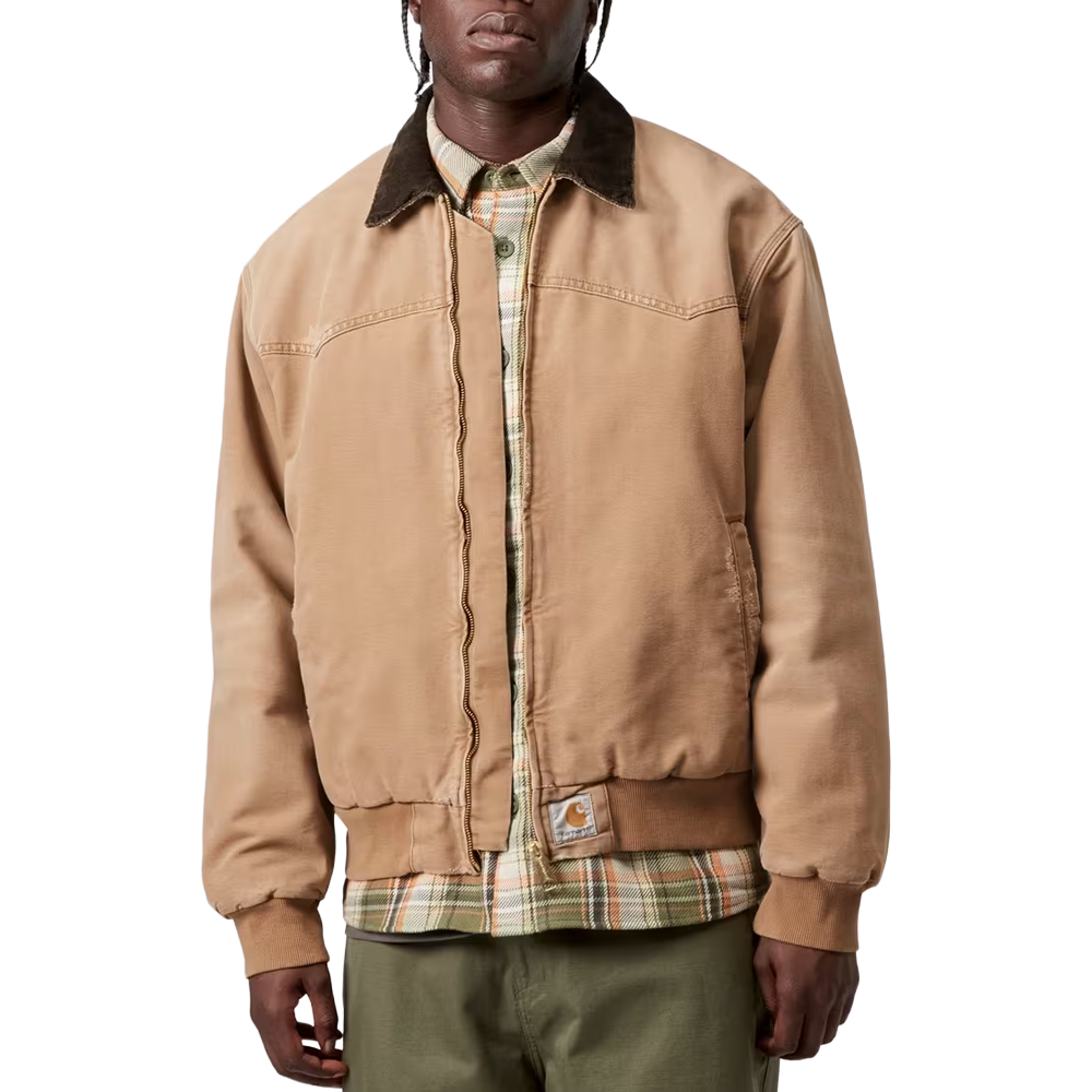 Carhartt WIP OG Santa Fe Jacket -  Hamilton brown, Grind washed