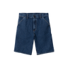 Carhartt WIP Single Knee Short - Blue (Stone washed)
