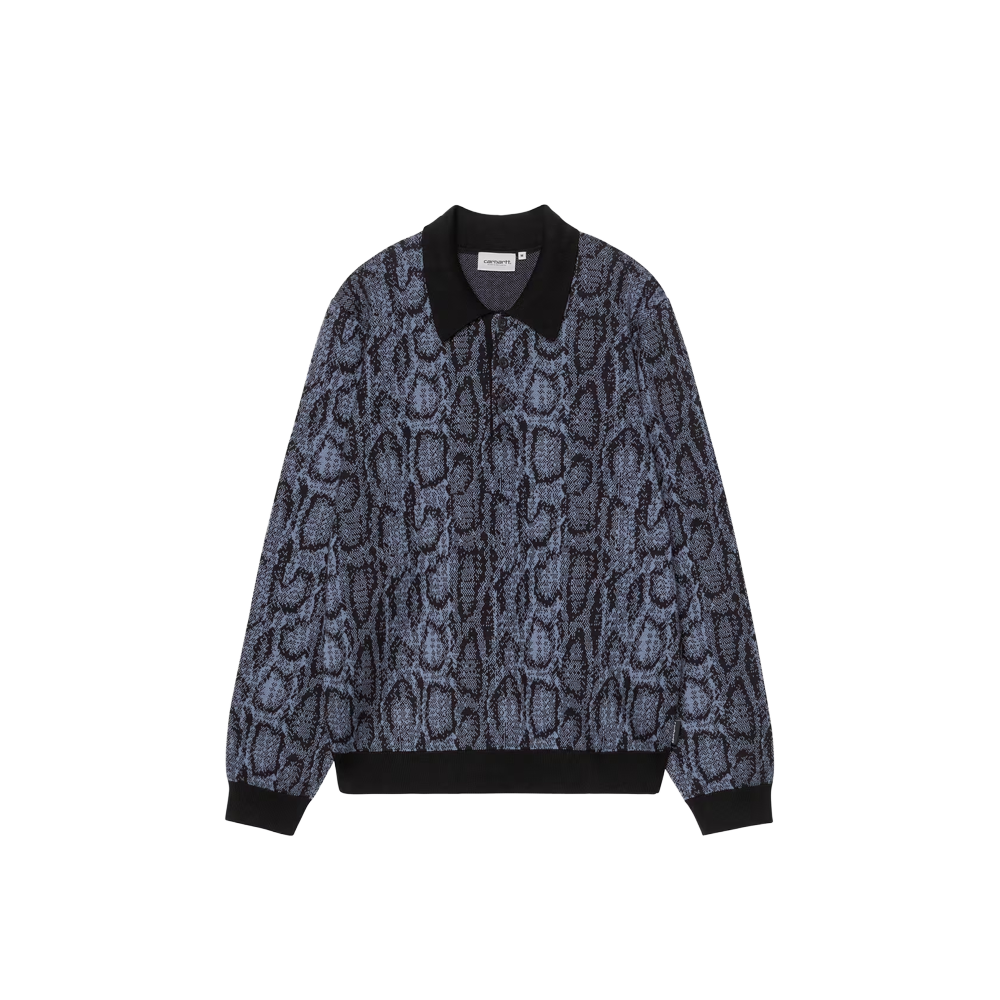 Carhartt WIP L/s Snake Polo Camo - Velve