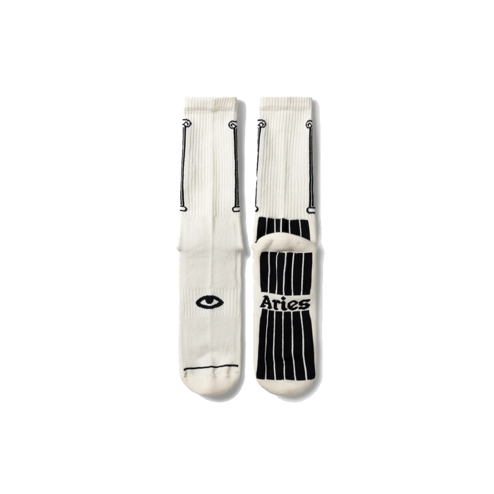 Aries Column Sock - Ecru