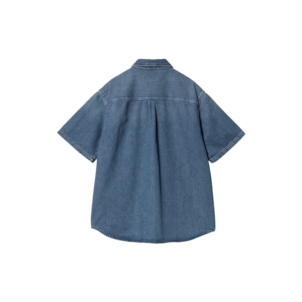 Carhartt WIP S/S Ody Shirt - Blue (Dark used wash)