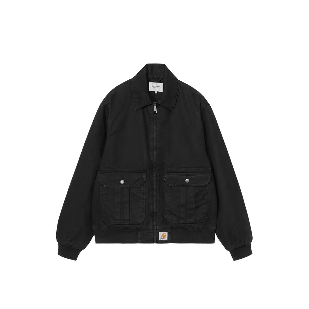 Carhartt WIP Stanton Jacket - Black Stone washed