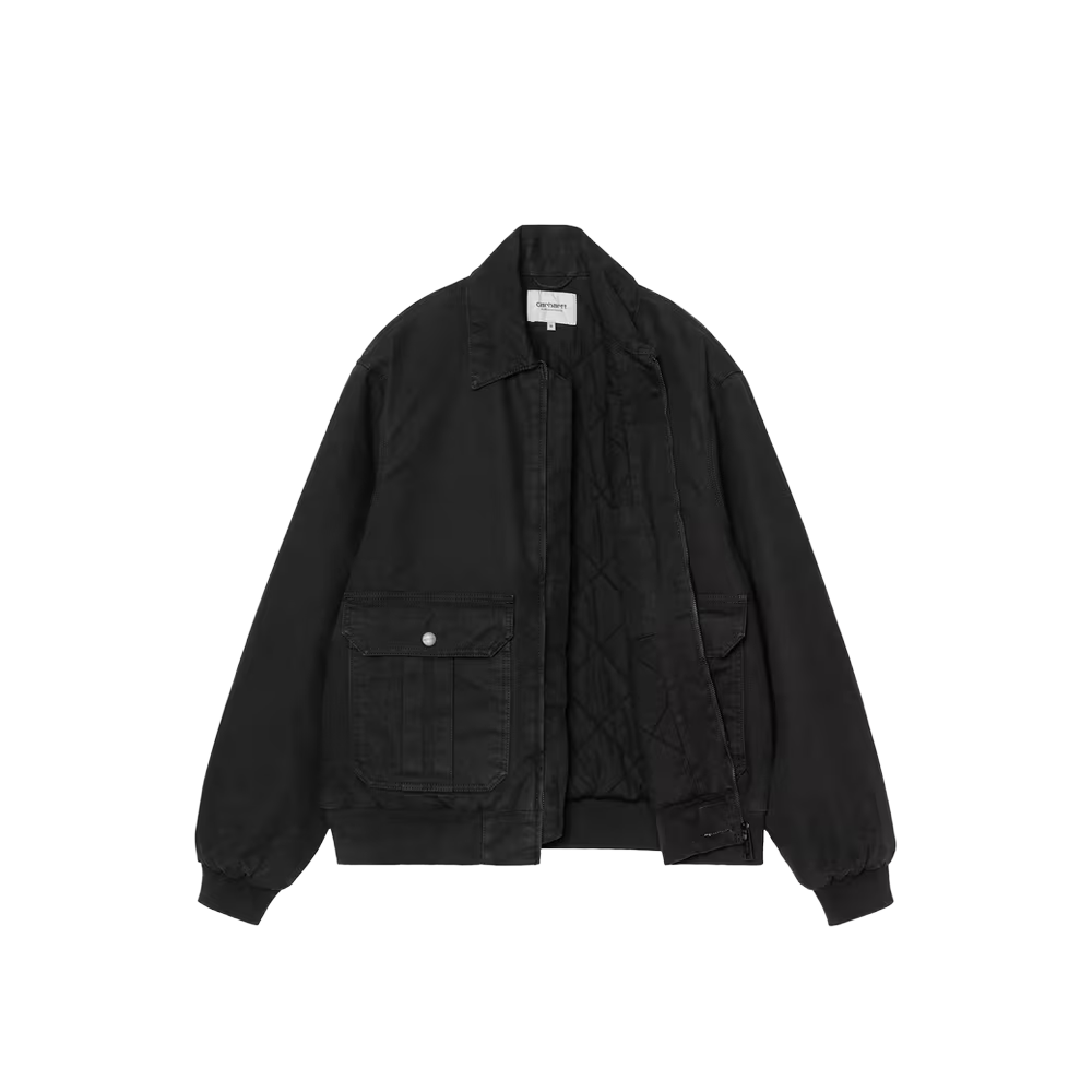 Carhartt WIP Stanton Jacket - Black Stone washed