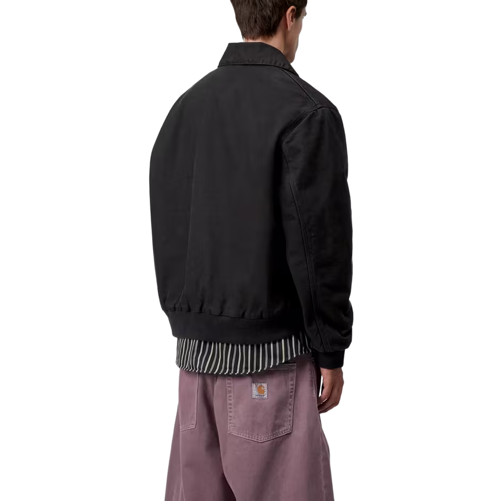 Carhartt WIP Stanton Jacket - Black Stone washed