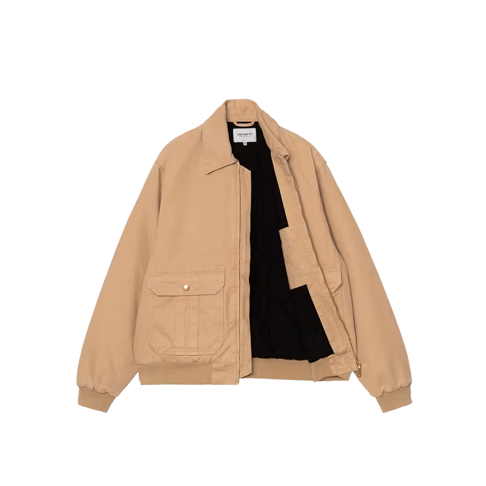 Carhartt WIP Stanton Jacket - Dusty H Brown Stone washed