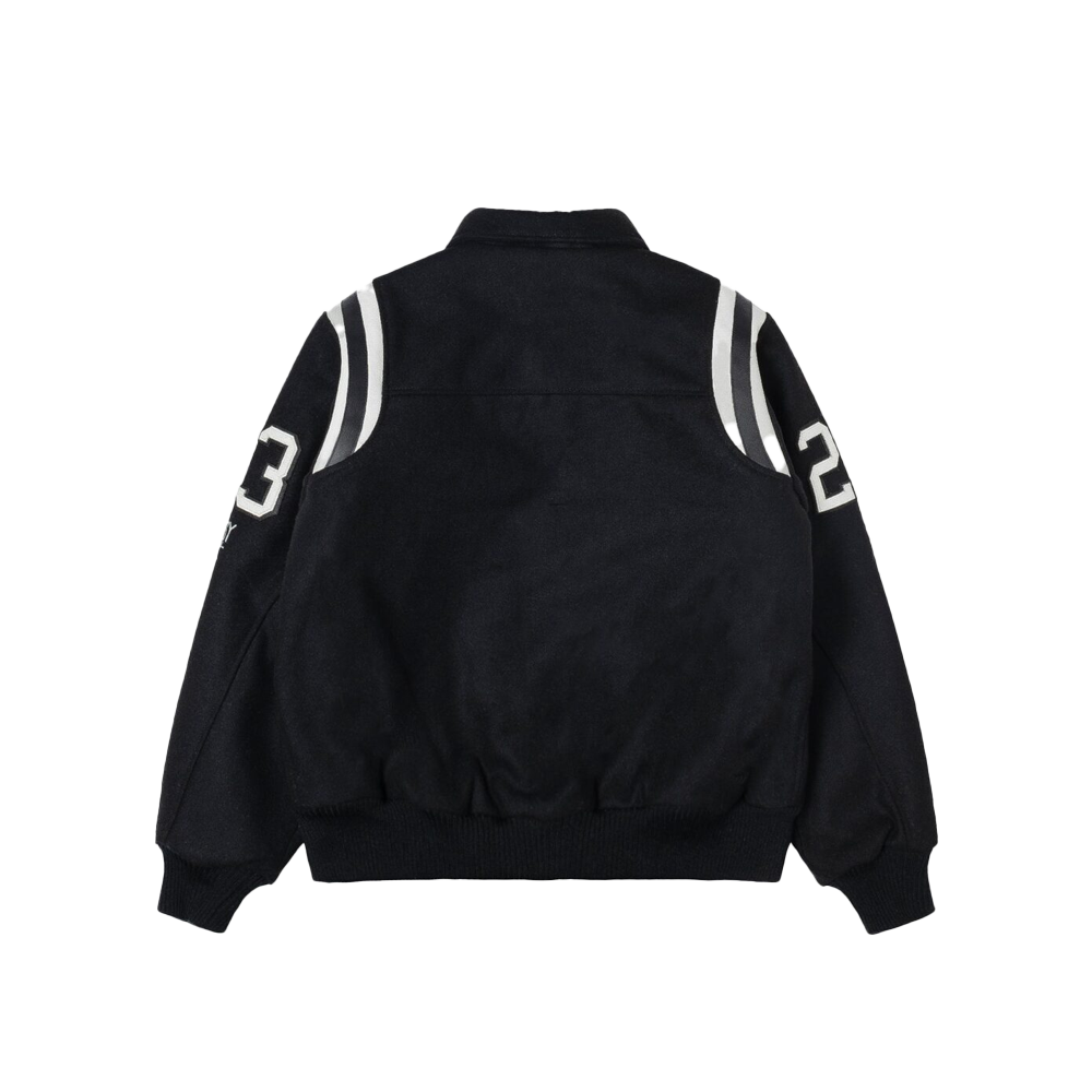 Stussy 80 Wool Varsity jacket - Black