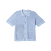 Obey Teardrop Open Knit Shirt - Hydrangea