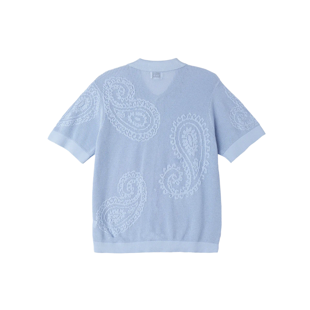 Obey Teardrop Open Knit Shirt - Hydrangea