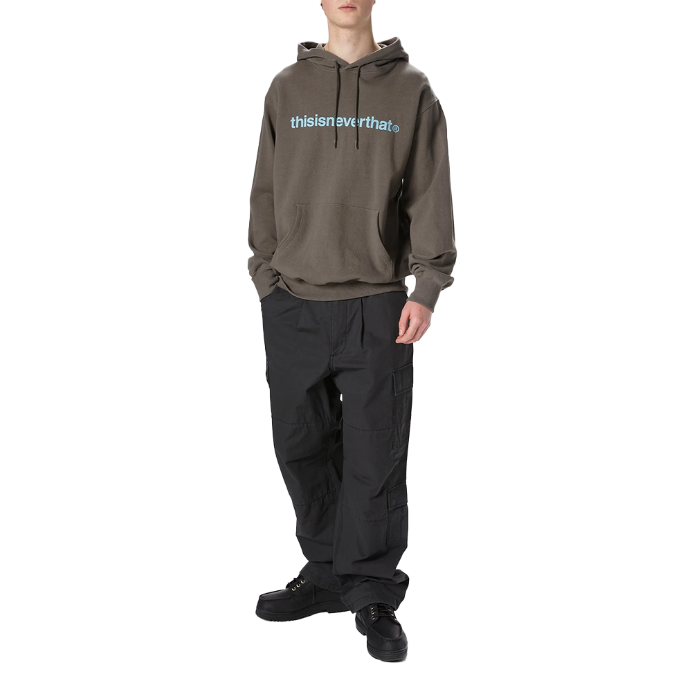 This Is Never That T-logo LT Hoodie - Dark Mocha