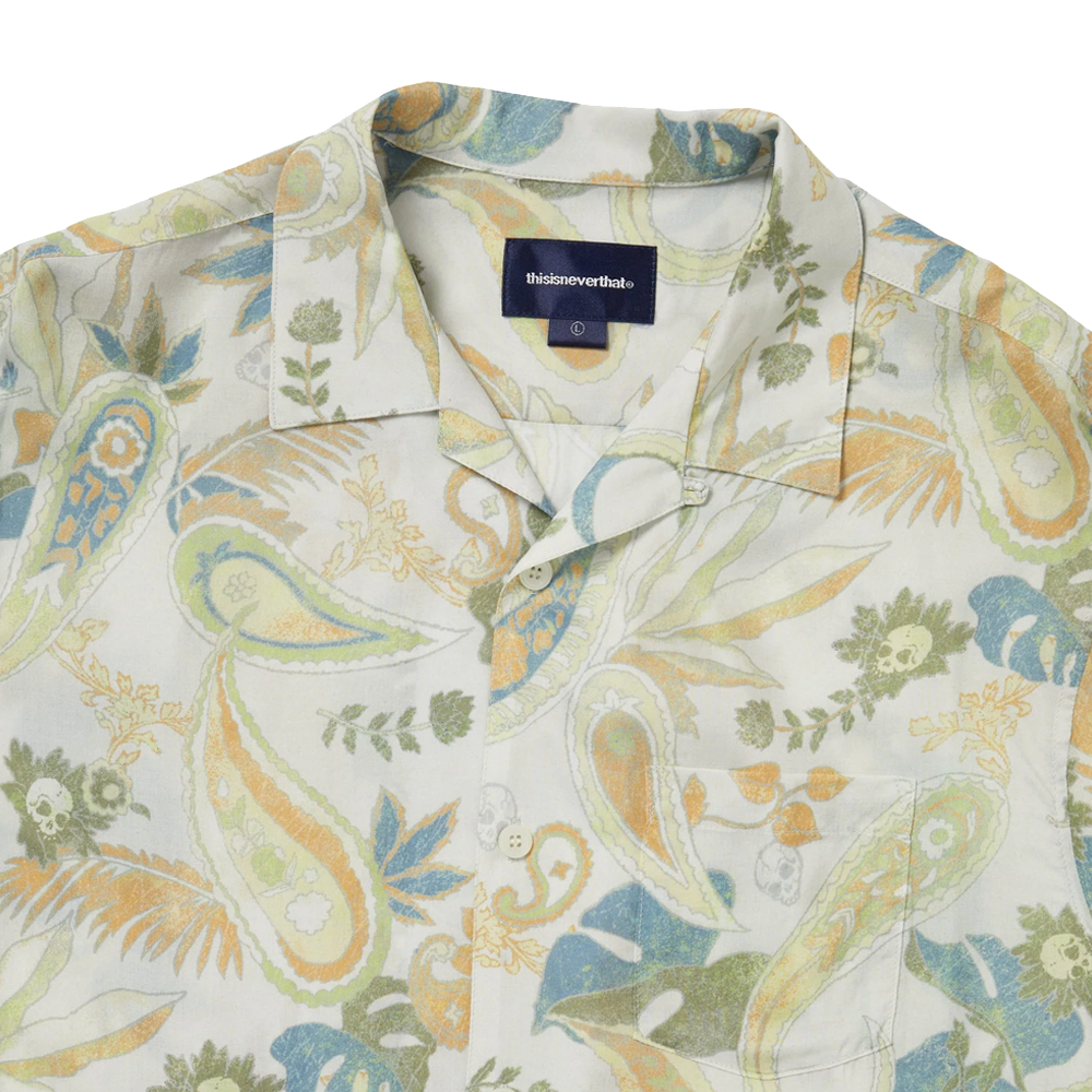 This Is Never That Weird Paisley S/S Shirt - Ivory