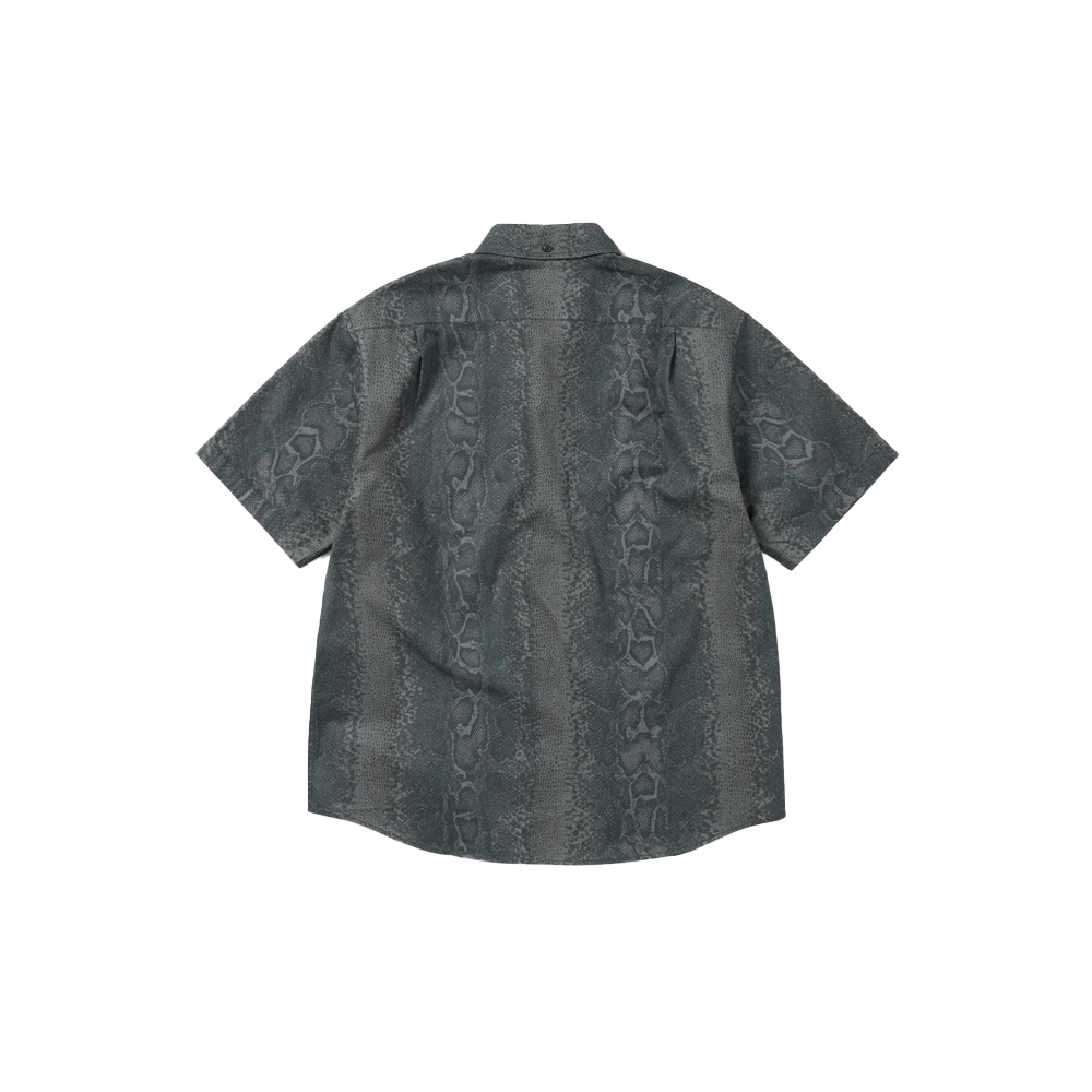 This Is Never That Python S/S Shirt - Dark Grey