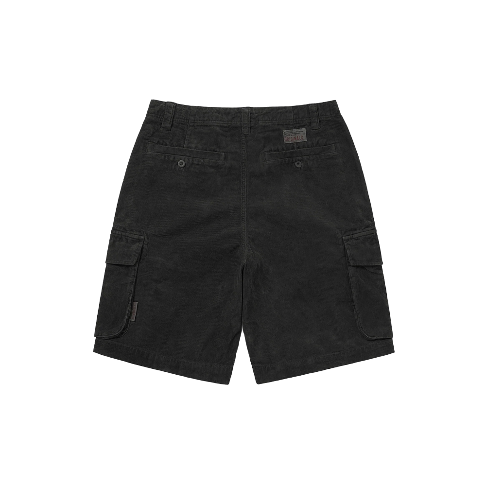 This Is Never That Overdyed Corduroy Cargo Short - Washed Black
