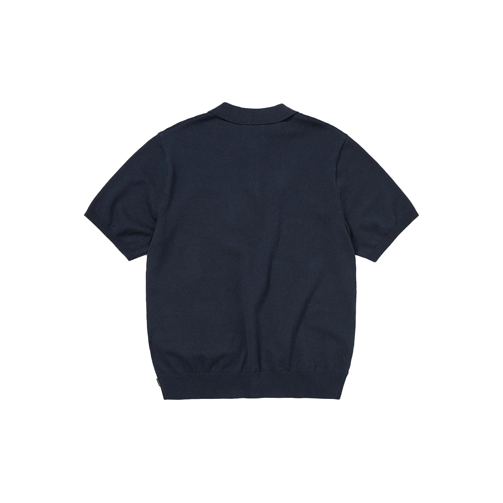 ThisIsNeverThat Stacked TNT SS Knit Polo - Navy