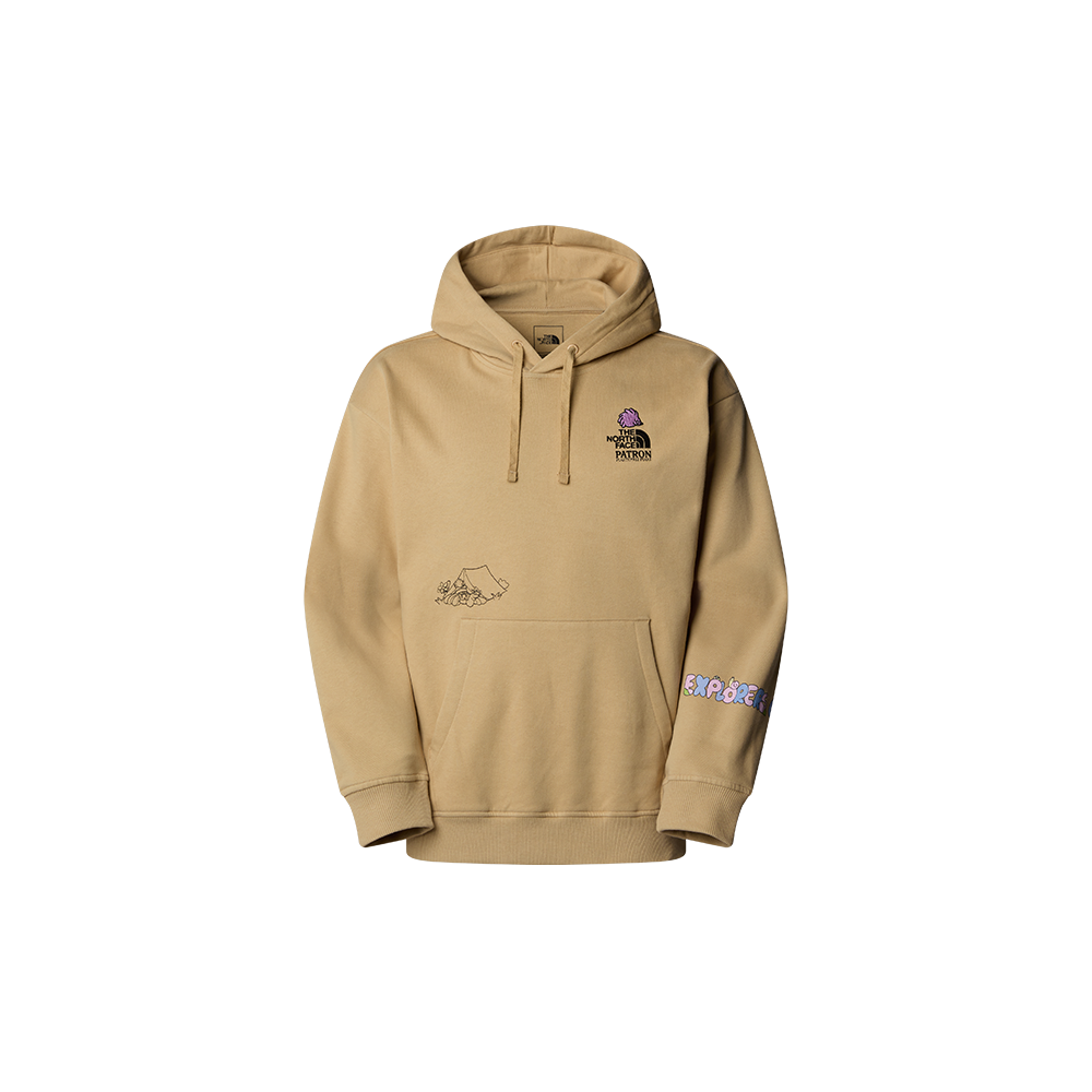 The North Face Mountain Cleanup Oversized Hoodie - Khaki Stone