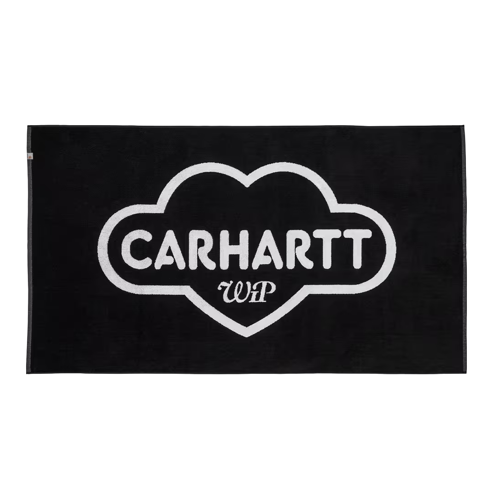 Carhartt WIP Cloud Heart Towel - Black / White