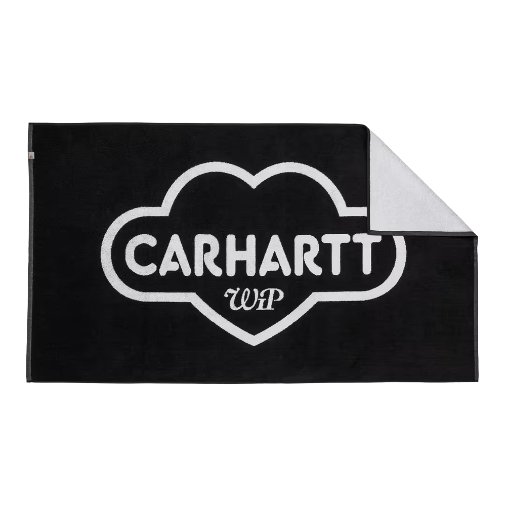 Carhartt WIP Cloud Heart Towel - Black / White