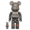 BEARBRICK 400% STUDIO:AR.MOUR X UNKLE W/ LIGHT 2-PACK