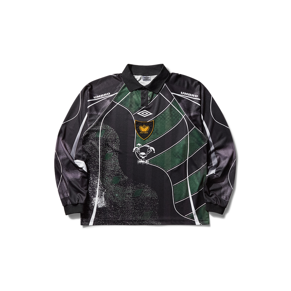Umbro 95 97 LS Polo - Dark green