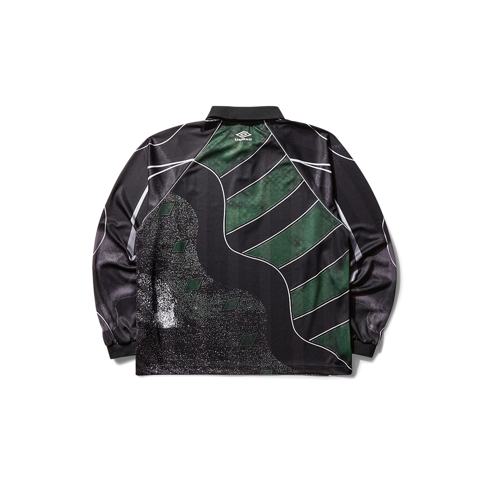 Umbro 95 97 LS Polo - Dark green