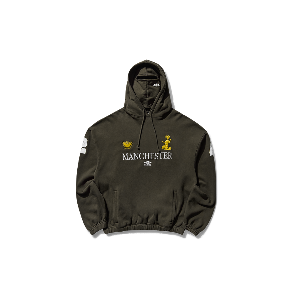 Umbro Manc masked Hoodie - Dark Olive