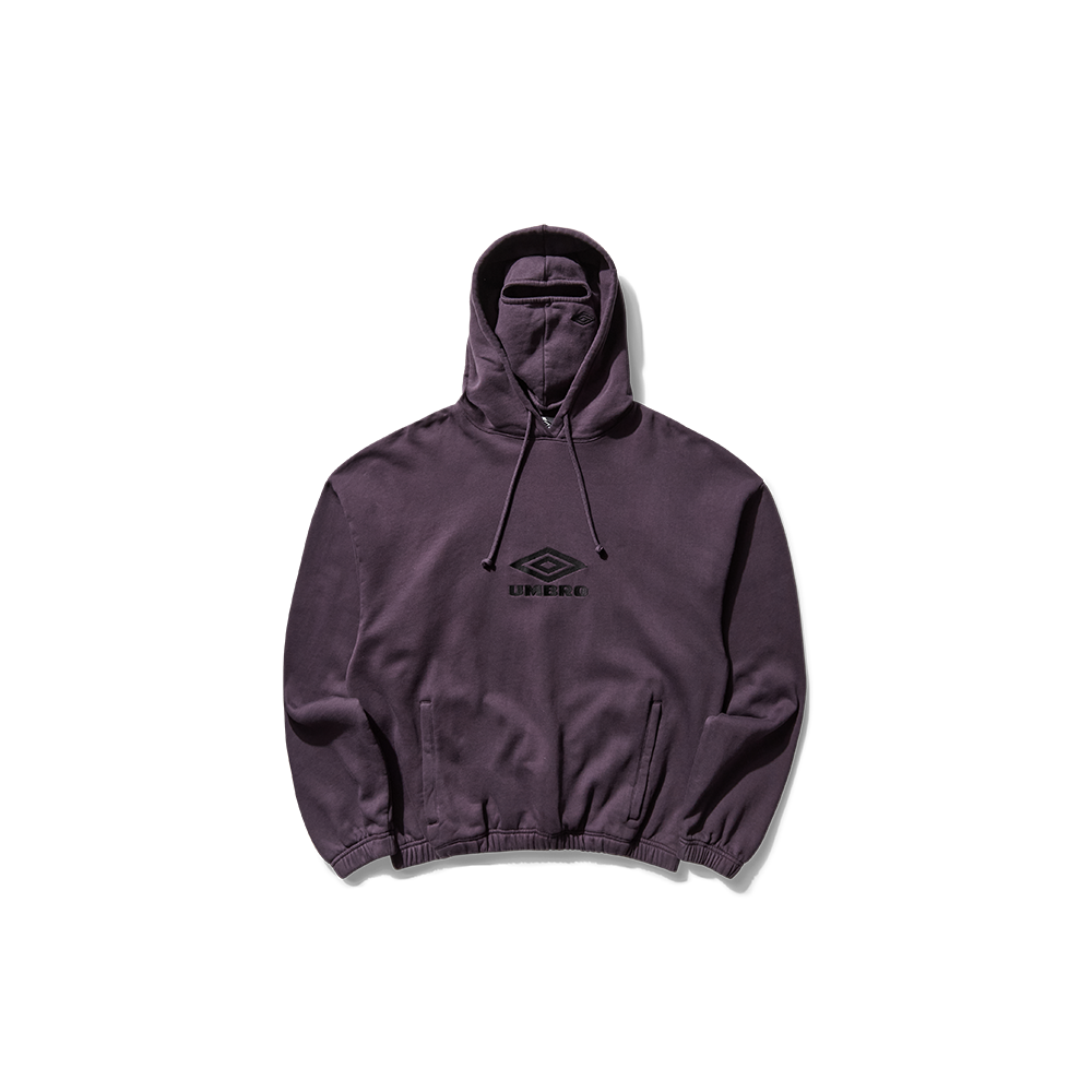 Umbro OG Logo Mask Hoodie - Dark Purple
