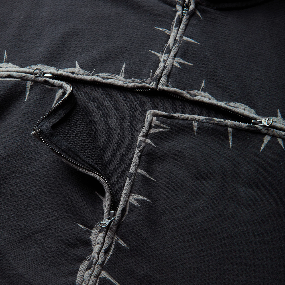 Vans x Slam Jam A.O.D Zipped Hoodie - Black