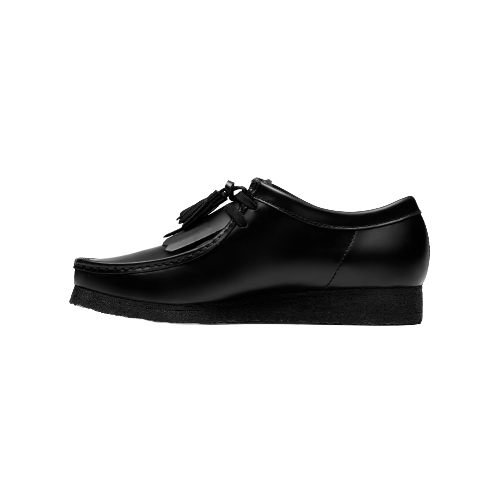 Clarks Wallabee - Black Leather