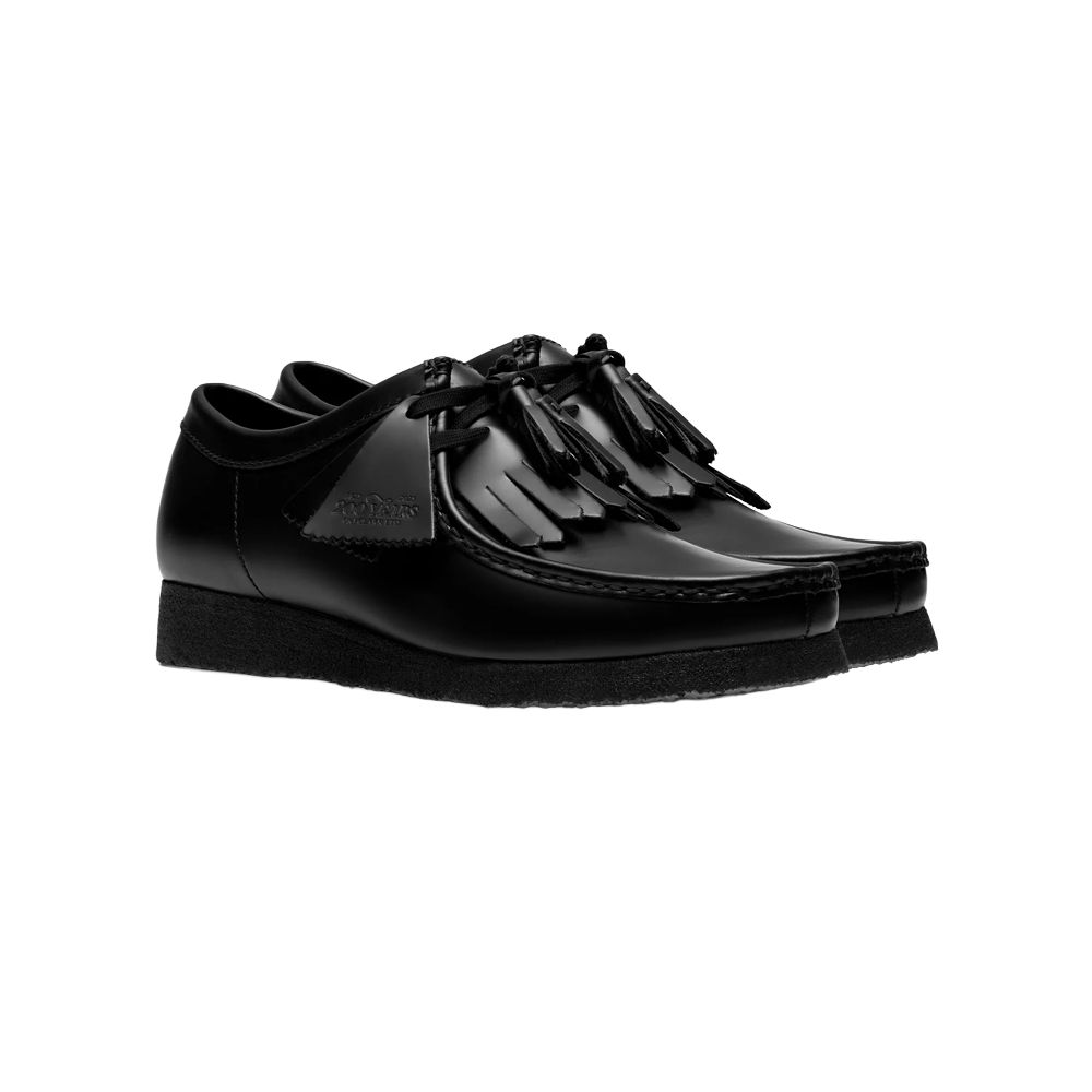 Clarks Wallabee - Black Leather