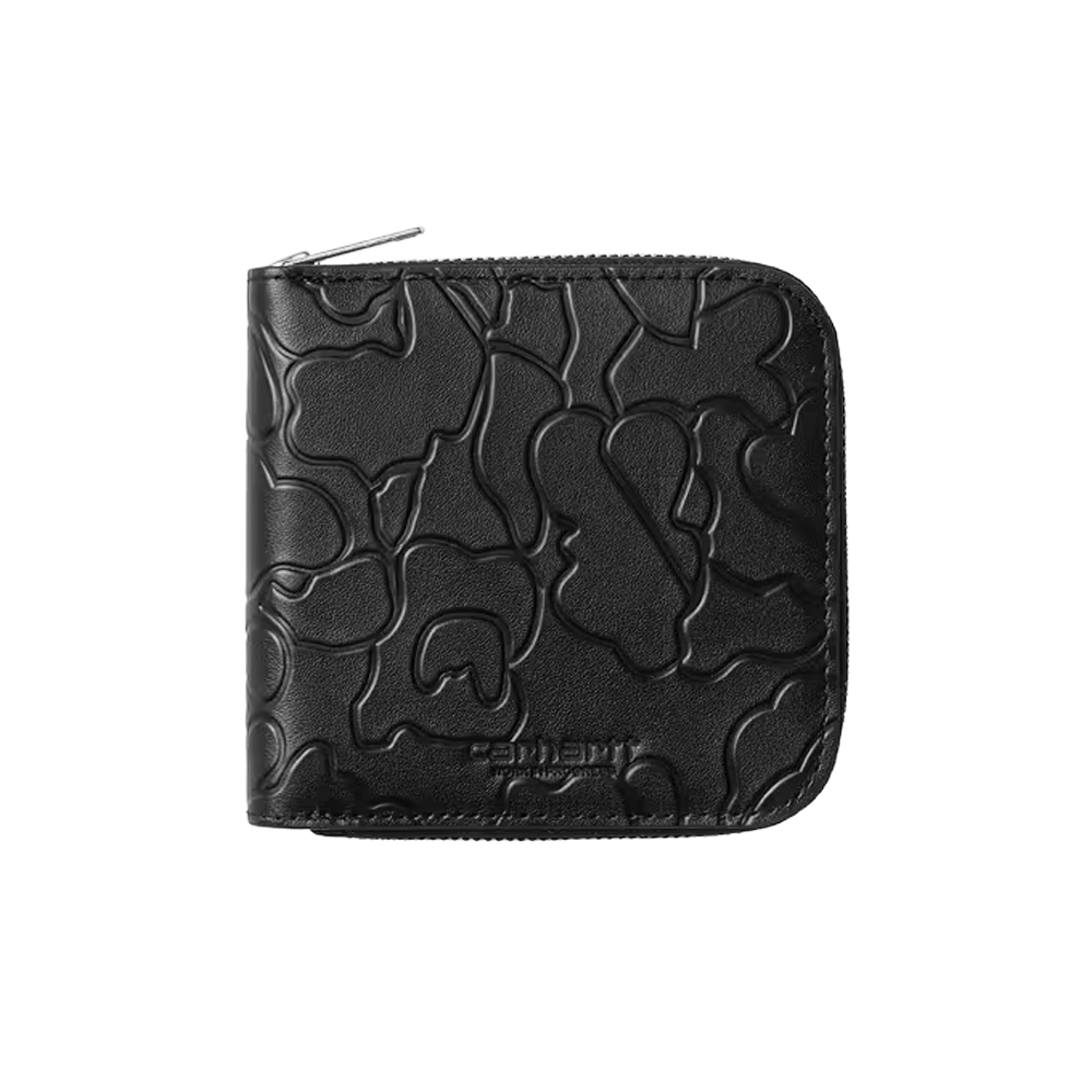 Carhartt WIP Camo Duck Wallet - Black/Black
