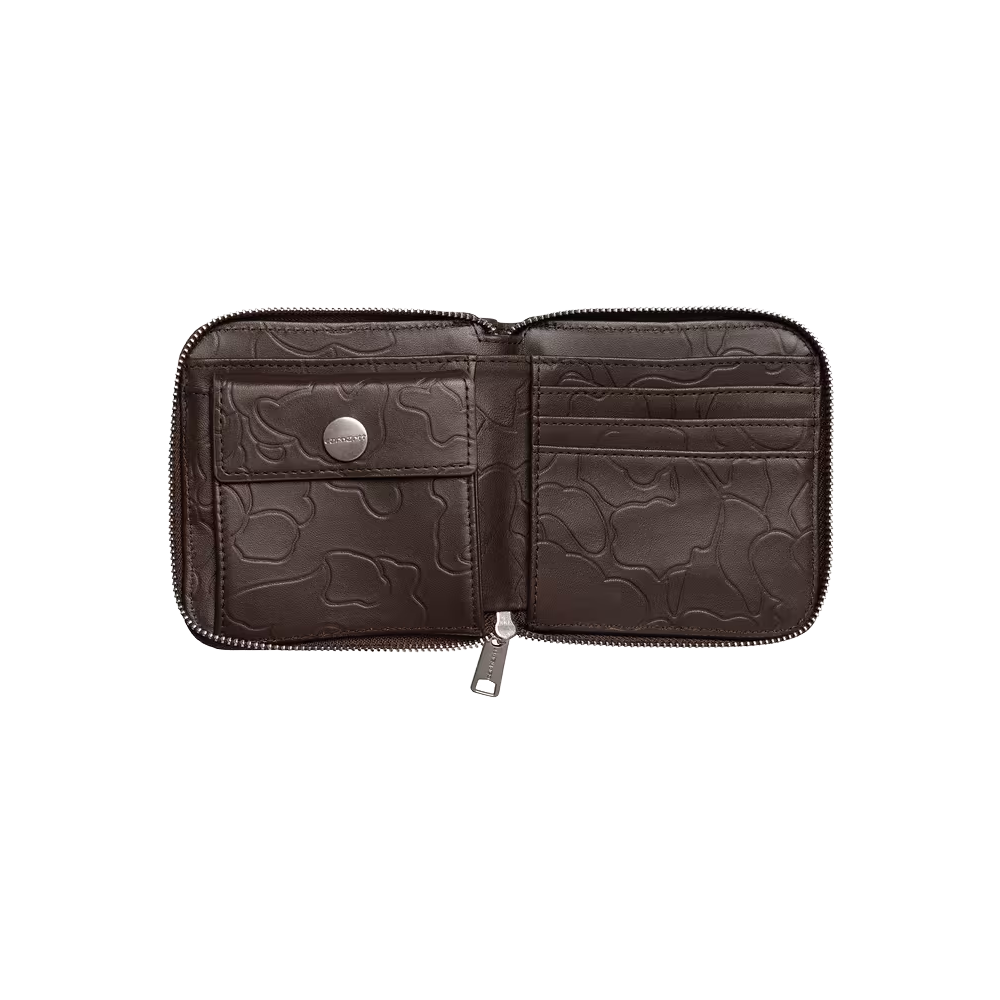 Carhartt WIP Camo Duck Wallet - Palisander/Silver