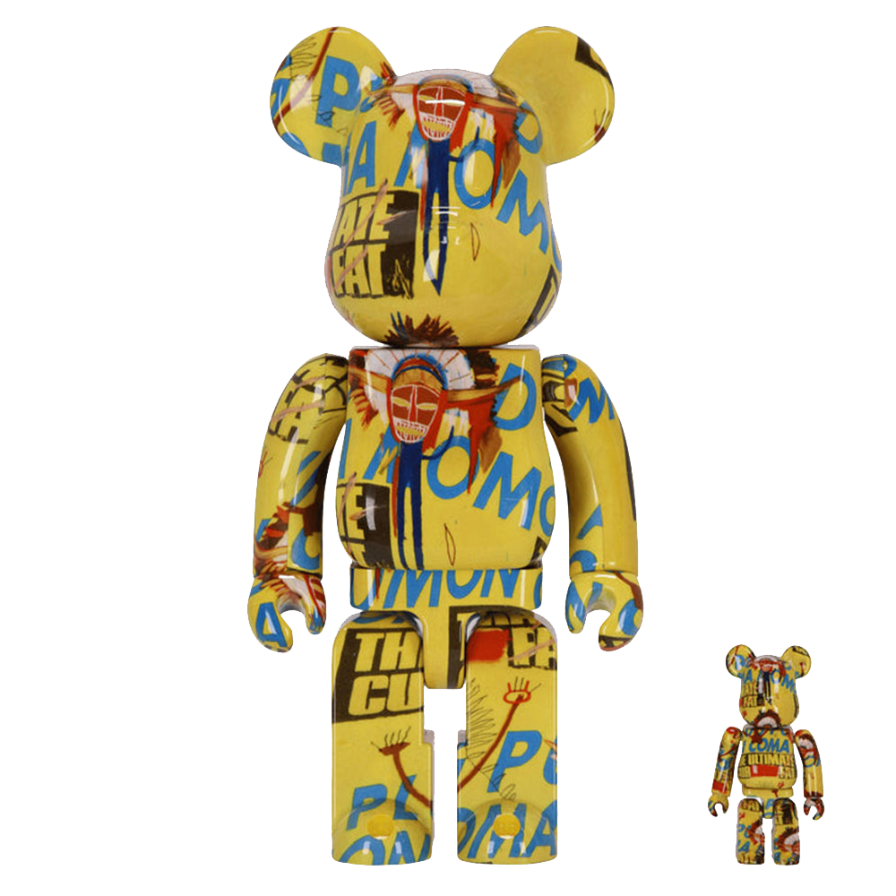 Bearbrick 400%+100% Warhol X Basquiat 3