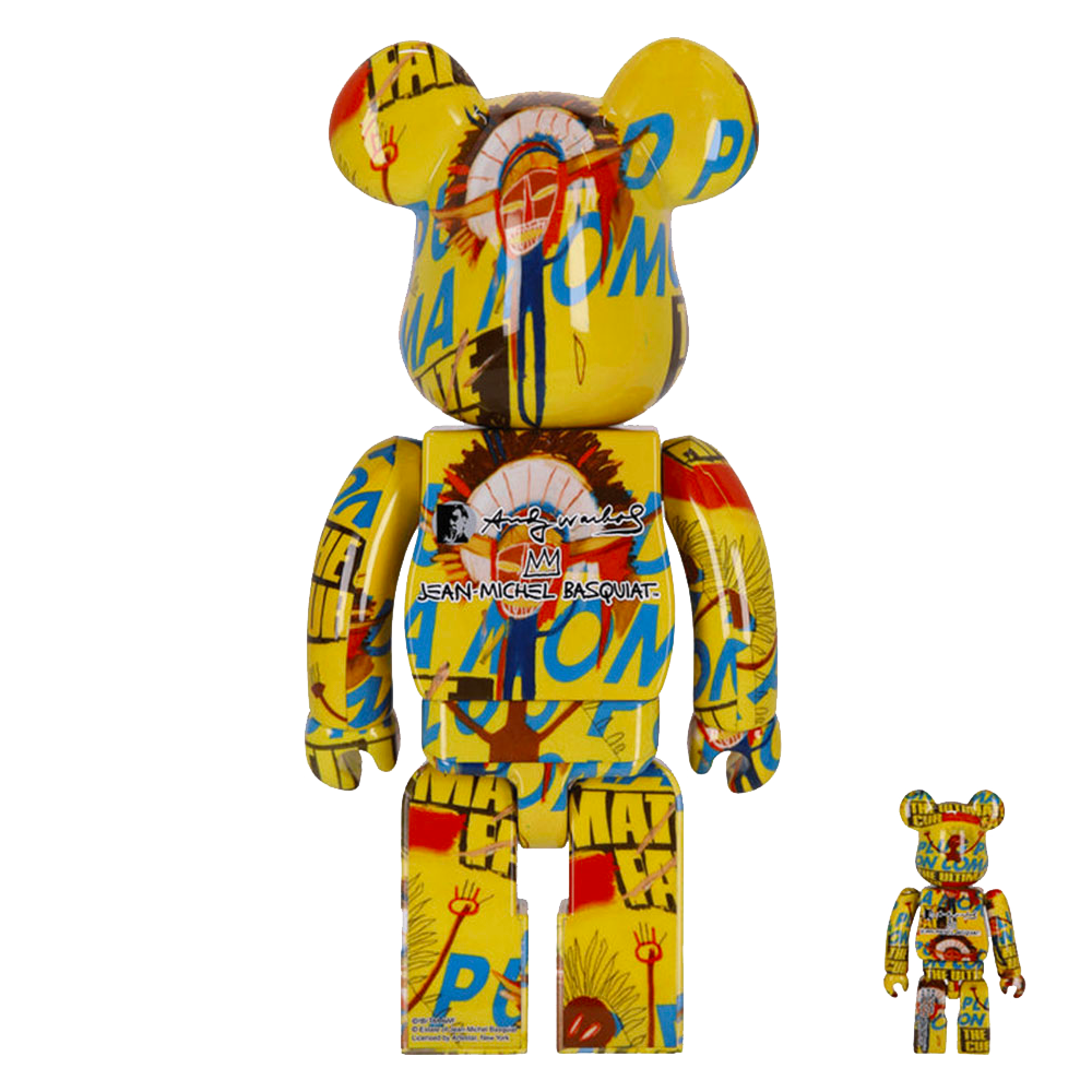 Bearbrick 400%+100% Warhol X Basquiat 3