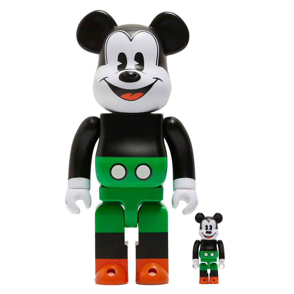 Bearbrick 400%+100% Mickey Mouse 1930 Posters - 2 Pack