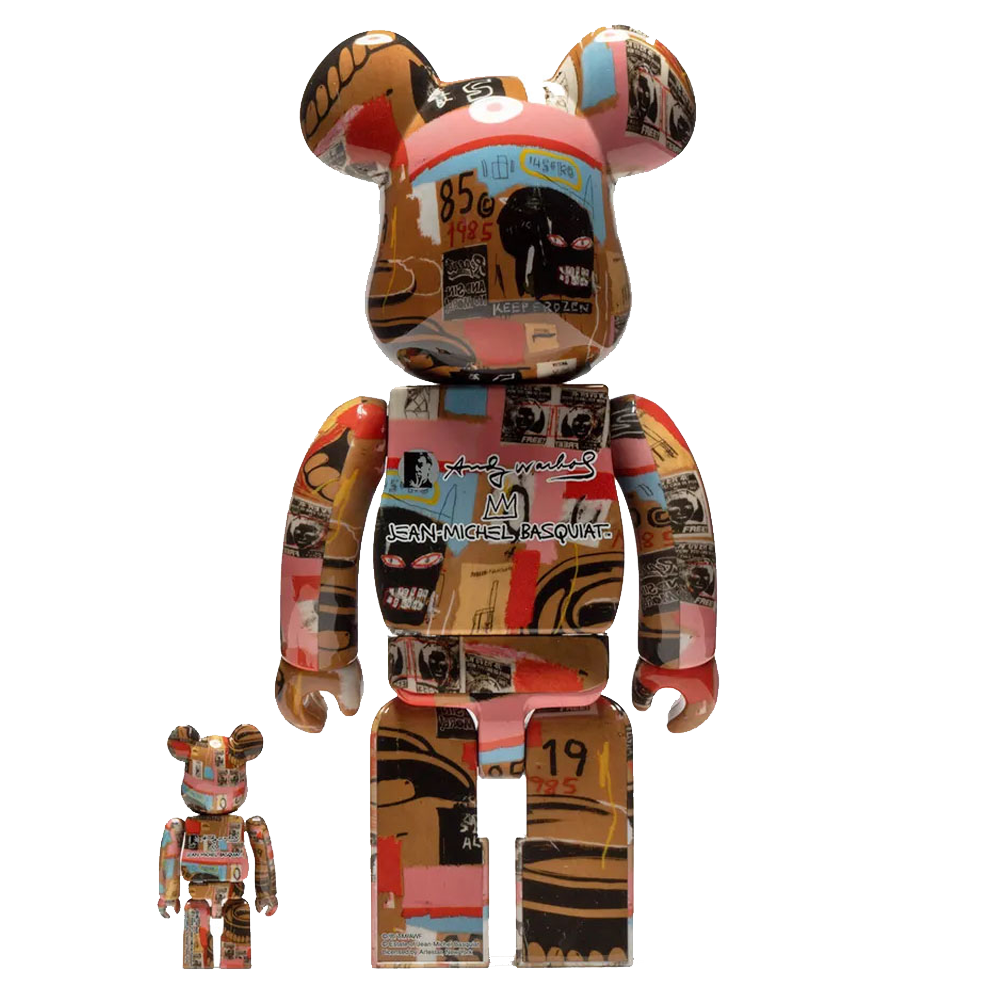 Bearbrick 400%+100% Warhol X Basquiat 2